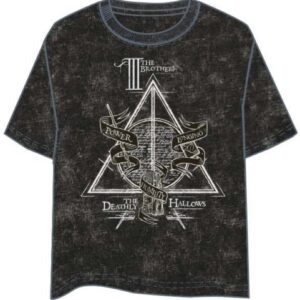 CAMISETA CHICA HARRY POTTER DEATHLY HALLOWS L